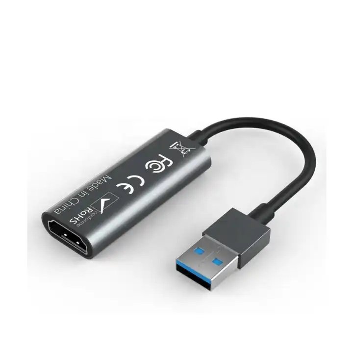 CAPTURADORA DE VIDEO DE METAL 1080P 60Hz, USB3.0 a HDMI - Imagen 2