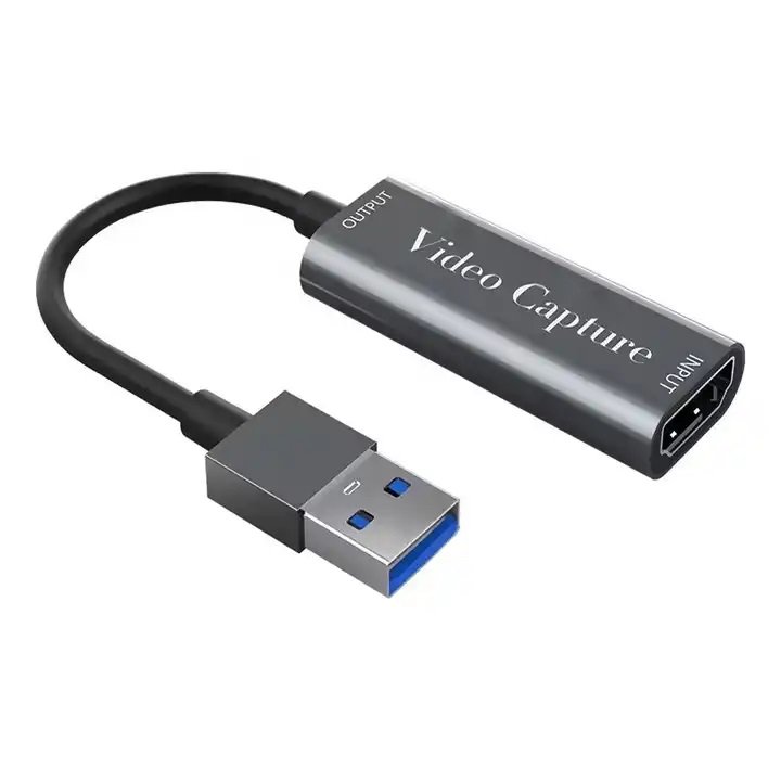 CAPTURADORA DE VIDEO DE METAL 1080P 60Hz, USB3.0 a HDMI