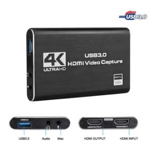 CAPTURADORA DE VIDEO 4K 60Hz HDMI USB3.0 60fps