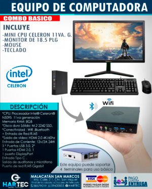 EQUIPO DE COMPUTADORA COMBO 1