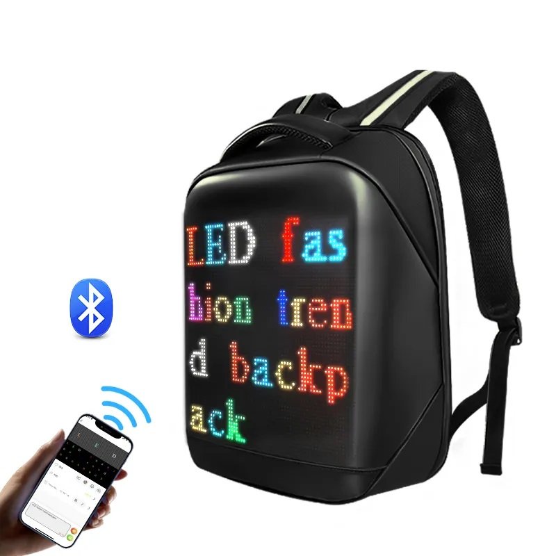 MOCHILA LED TAMAÑO:34*44*16CM - Imagen 3