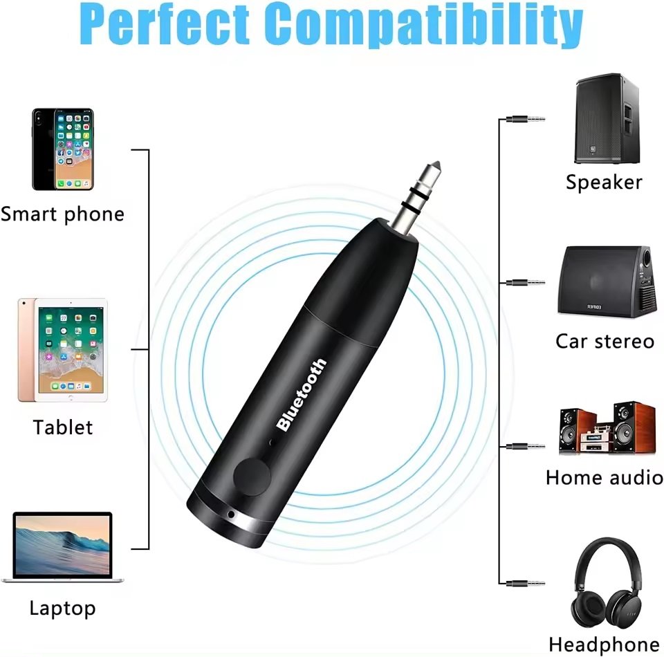 ADAPTADOR AUXILIAR BLUETOOTH 3.5MM - Imagen 8