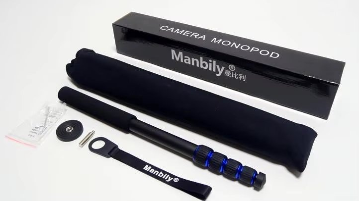 MONOPIE DE ALUMINIO PARA CAMARA PROFESIONAL MANBILY - Imagen 5