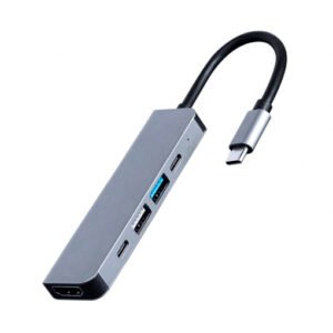 ADAPTADOR HUB 5 EN 1 TIPO-C