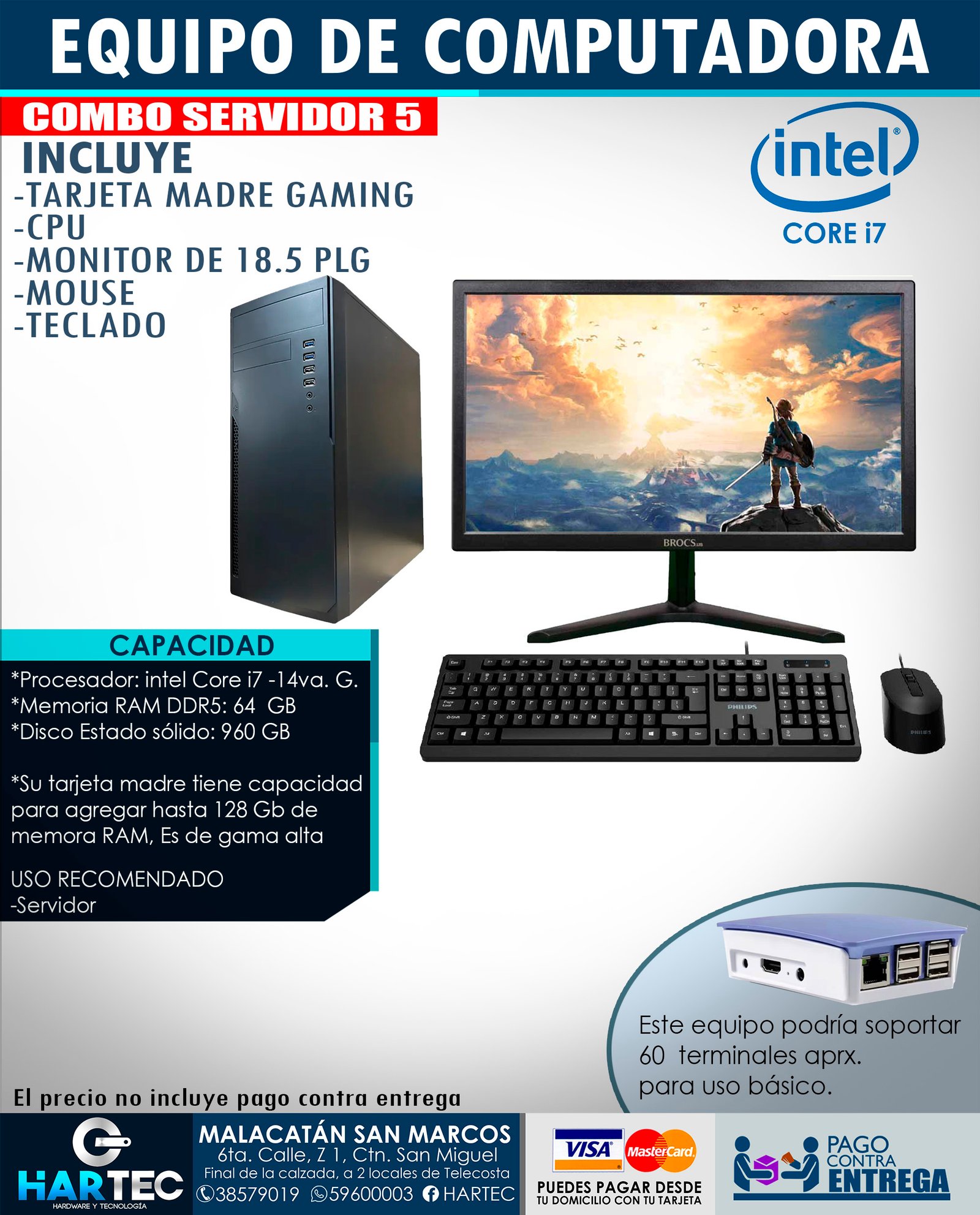 EQUIPO DE COMPUTADORA SERVIDOR 5