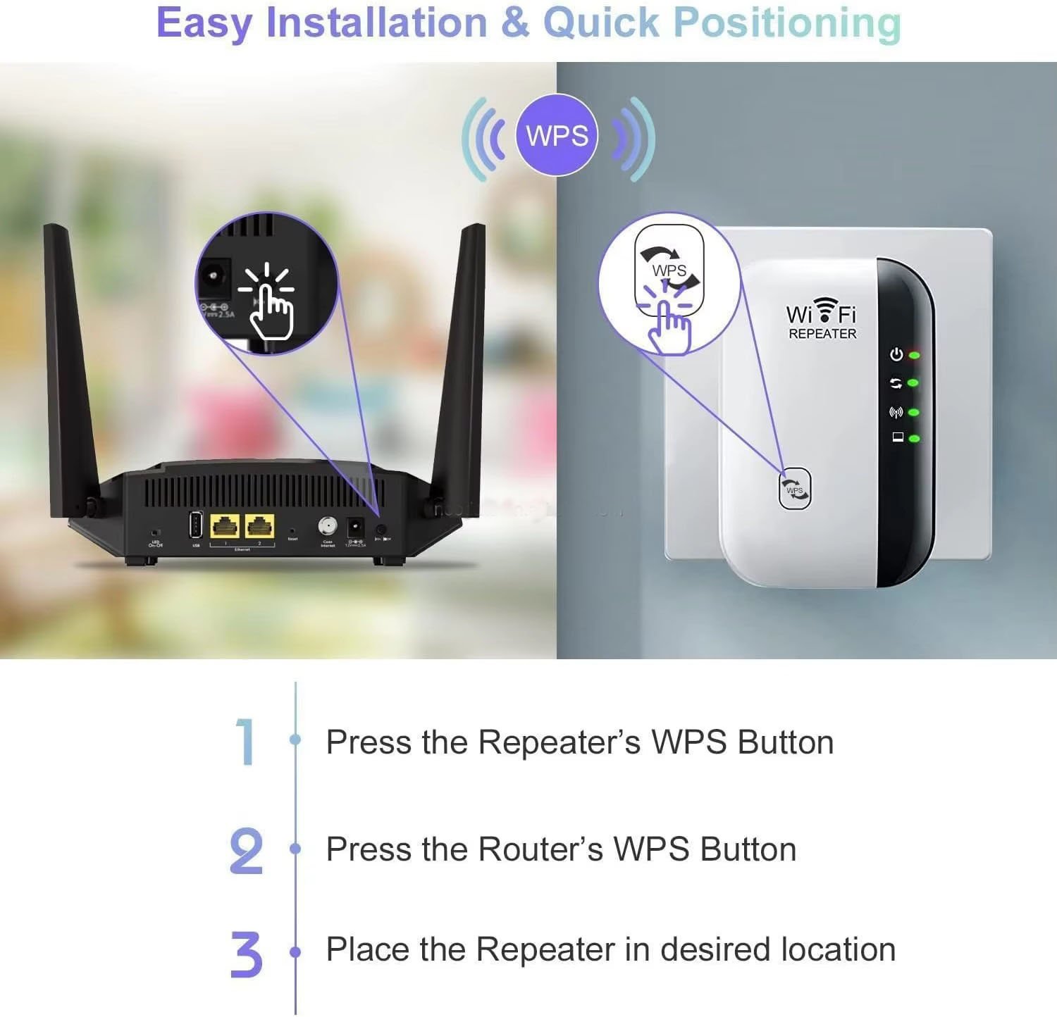 MINI EXTENSOR DE COBERTURA WIFI - Imagen 3