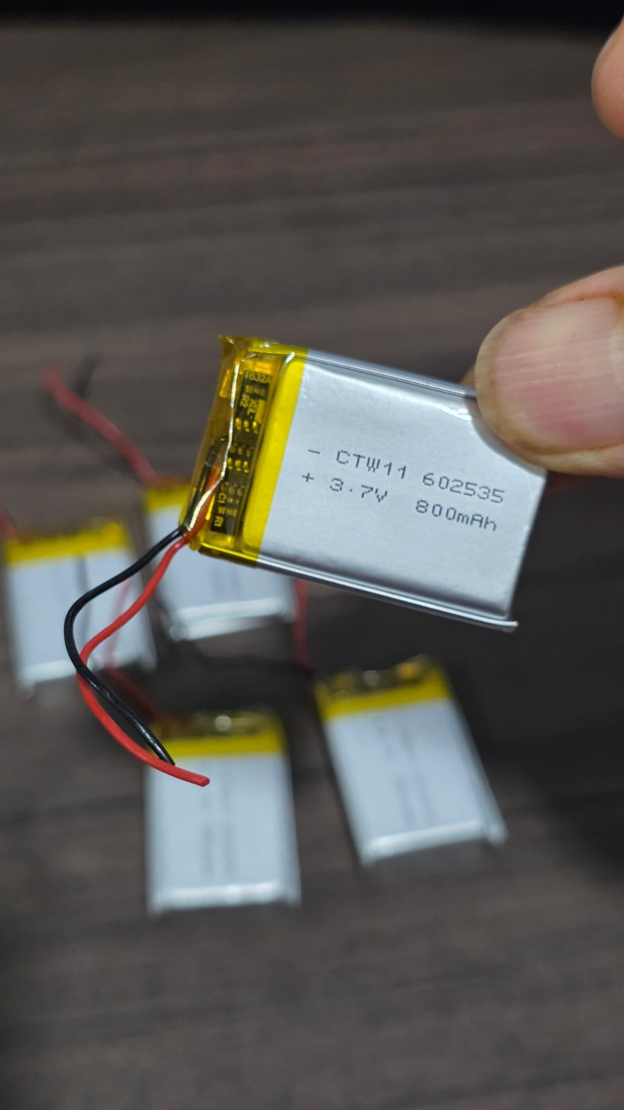Batería recargable Li-po de 3.7V 500mAh/602040 - Imagen 4