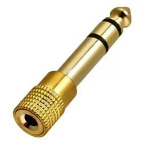 ADAPTADOR PLUG 6.3 MM A 3.5 MM ESTÉREO