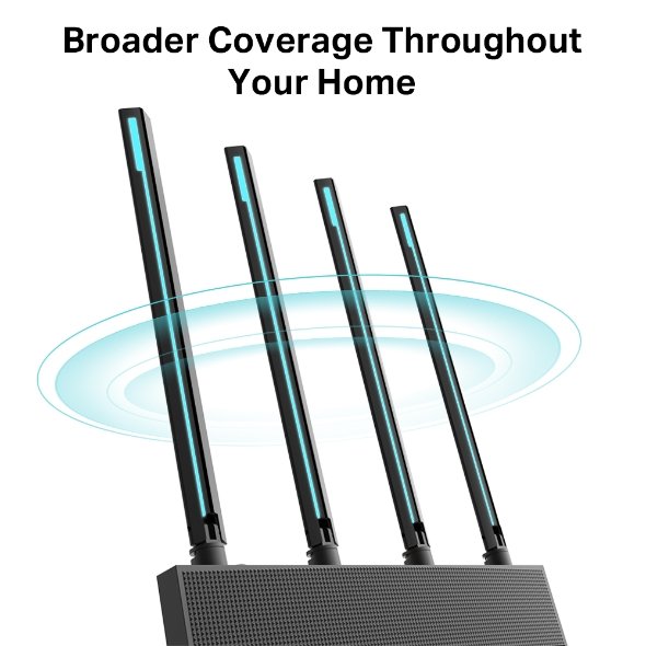 ROUTER WIFI DOBLE BANDA 1300 MBPS 2.4 GHZ TP-LINK AC1900 - Imagen 2