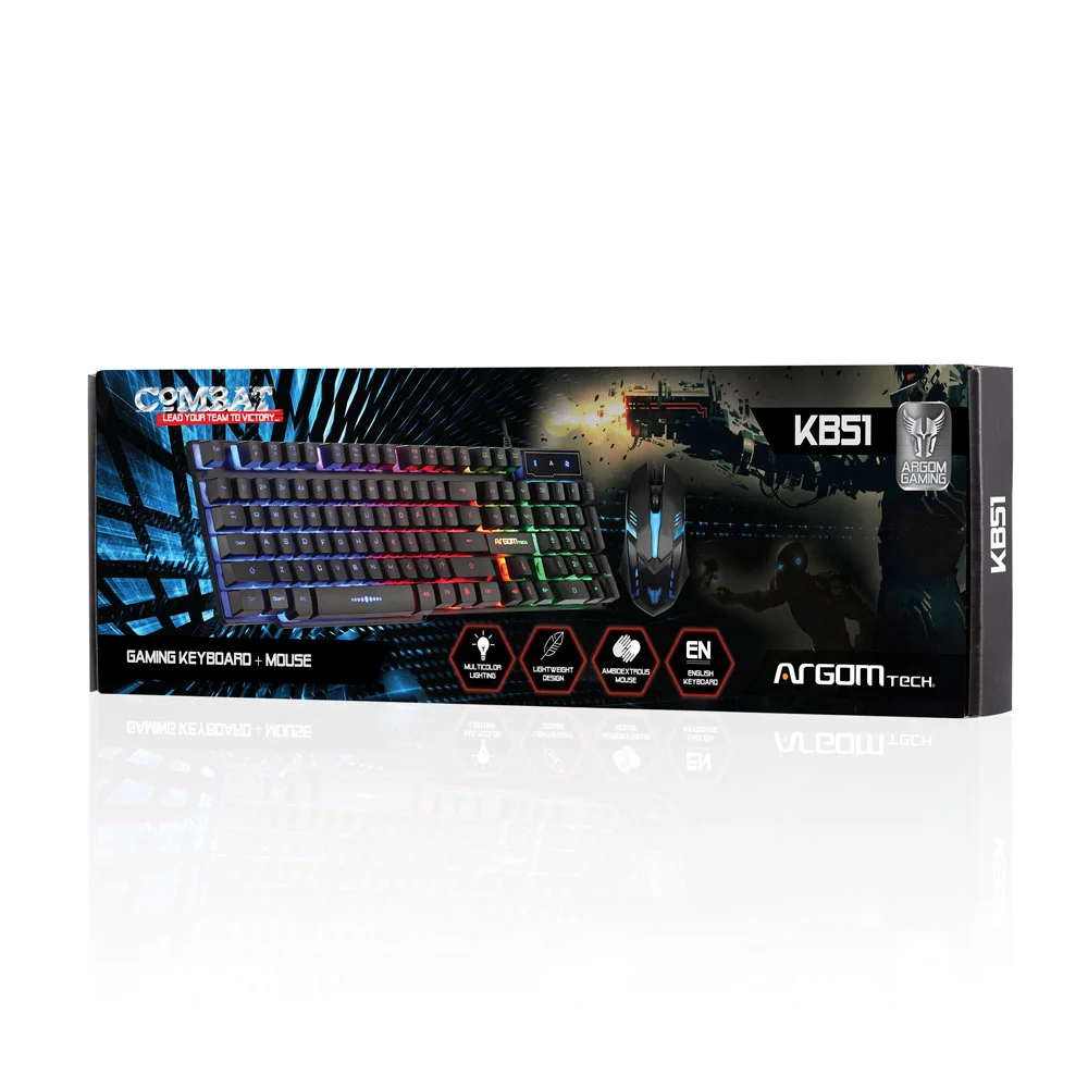 COMBO DE TECLADO Y RATON GAMER ARGOM - Imagen 6